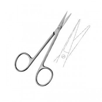 IRIS SCISSORS,  STRAIGHT 9 to 12 CM