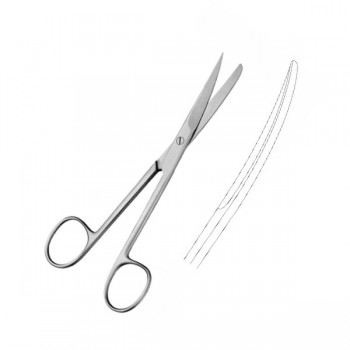 DEAVER OP. SCISSORS, SH/BL, STR 14CM