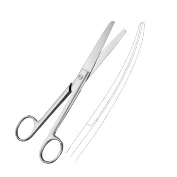 DOYEN ABDOMINAL SCISSORS, CVD 18CM