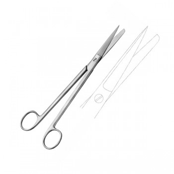 SIMS OPERATING SCISSORS, SH/BL, STRAIGHT 20 CM