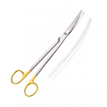 MAYO PARAMETRIUM *T/C* SCISSORS, SLIGHTLY CURVED  23CM