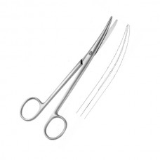 LEXER OP & DISS SCRS, CURVED 16.5CM
