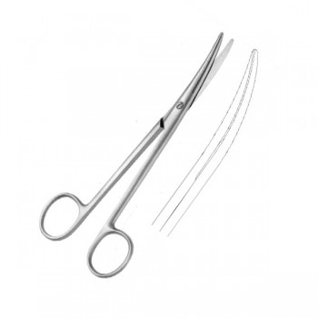 LEXER OP & DISS SCRS, CURVED 16.5CM