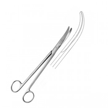 JORGENSON SCISSORS, With Strongly Curved Blades 23CM