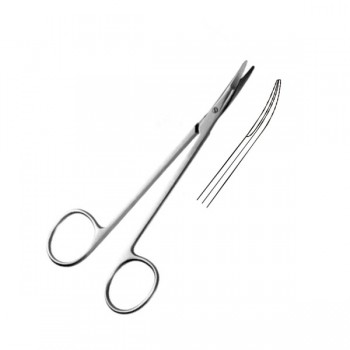 SHEA UNDERMINING SCISSORS, CVD 12CM