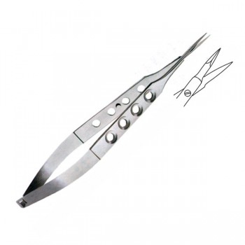 YASARGIL MICRO SCISSORS, VANNAS TYPE CUTTING EDGES, STRAIGHT 15CM