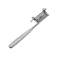 Silver Dermatome, 19cm (7 1/2"), adjustable from 0.1 to 2.0mm thickness of cut, maximum width of cut 40mm