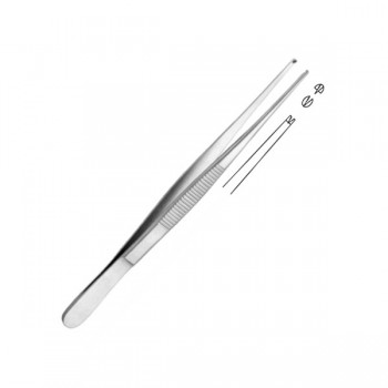 TISSUE FCPS, DELICATE, 1X2 TEETH 11.5 to 25CM