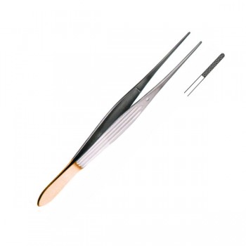 MCINODE FORCEPS T/C, STRAIGHT 15CM