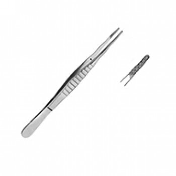 WAUGH DRESS. FORCEPS, SERRATED, 15CM