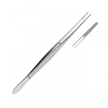 WAUGH DRESS. FORCEPS, SERRATED 20CM