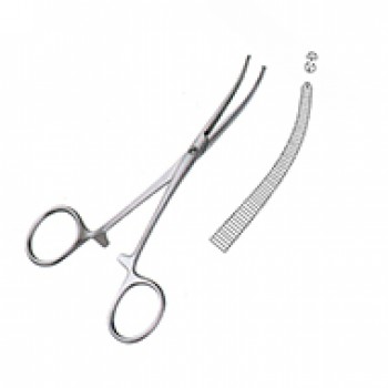 KOCHER HEMOSTATIC FCPS, 1X2 TH, CVD 14CM