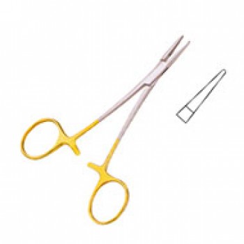HALSTED T.C. NEEDLE HOLDER, 11.5CM, SMOOTH 11.5CM