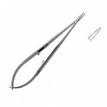 JACOBSON MICRO N/HDR,FINE SMOOTH JAWS, W/CATCH, STR 18CM