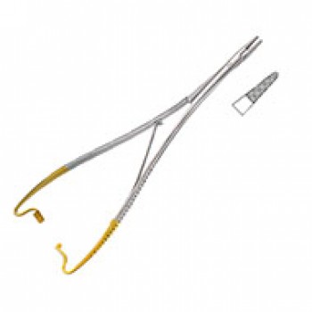 NEEDLE HOLDER, *T/C*, W/SLEN.SHANKS & L.NECK 20CM