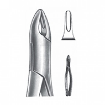 Extracting Forceps - American Pattern upper roots, anterior fig 1B