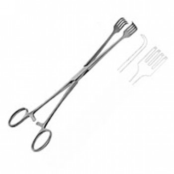 CZERNY VULSELLUM FCPS, 4X4 SHP. PRONGS, 20.5CM