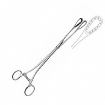 SAENGER PLACENTA & OVUM FCPS, 18MM, STR, W/CATCH 27CM