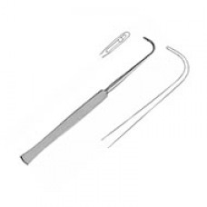  Cooper  Ligature Needle  for right hand, blunt, curved 17.5CM