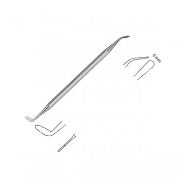 NAGATA AURICULAR SEPTUM ELEVATOR, , 5MM, BLUNT double-ended 16CM