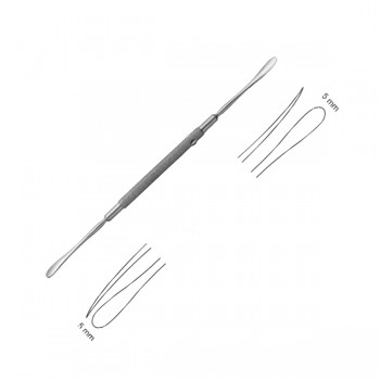 FREER RASPATORY, 19CM, 5/5MM, DOUBLE ENDED, SHARP / SHARP