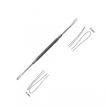 FREER PERIOSTEAL ELEVATOR, 19CM, 5MM, DOUBLE ENDED, SHARP / BLUNT