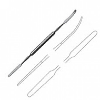 MILLER BONE CURETTE NO. 9, 17.5CM, DOUBLE ENDED, 2 PLUS 3MM