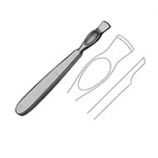 KIRMISSION PERIOSTEAL RASPATORY, 16.5CM, 15MM, SHARP, STRAIGHT