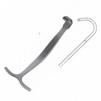 SMILLIE KNEE JOINT RETRACTOR, 13MM WIDE X 15MM DEEP, NARROW CURVE
