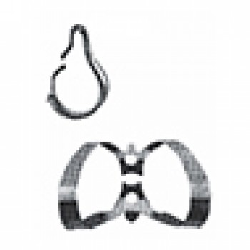 Rubber Dam Clamp Forceps Winged Labial Clamp