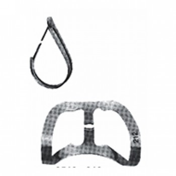 Rubber Dam Clamp Forceps Winged Cervical Clamp