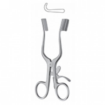 WEITLANER RETRACTOR W/SOLID BLADE, 20x10MM 13CM