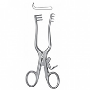 WEITLANER RETRACTOR, 3X4 SHARP PRONG 13CM