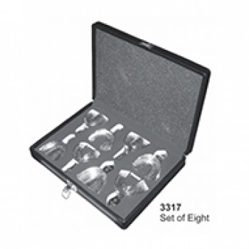 Stainless Steel Impression Trays Set of Eight