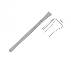 COTTLE OSTEOTOME, 18CM, 16MM, FISHTAIL SHAPED END, STRAIGHT, GRADUATED