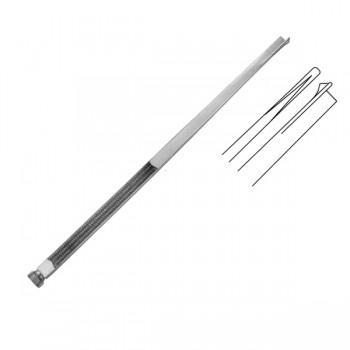 FANOUS OSTEOTOME, 19.5CM, 4MM, STRAIGHT, WITH GUIDE THORN 