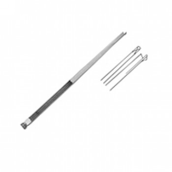 SCHROM OSTEOTOME, 19.5CM, 3MM, STRAIGHT, WITH GUIDE THORN 