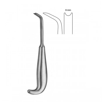 HARGIS RASPATORY, 19CM, 9MM, ANGLED