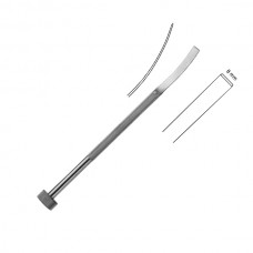 OBWEGESER Flexible Osteotome Curved 8mm 21cm