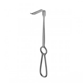 OBWEGESER Soft Tissue Retractor, CURVED UP, 5x18mm, 23cm
