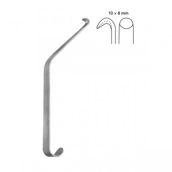 OBWEGESER Mandibular Channel Retractor, 8mm, 17.5cm