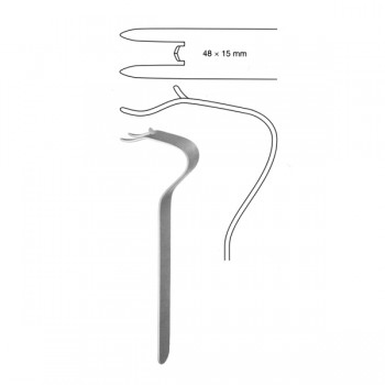 OBWEGESER CHIN RETRACTOR, 16CM