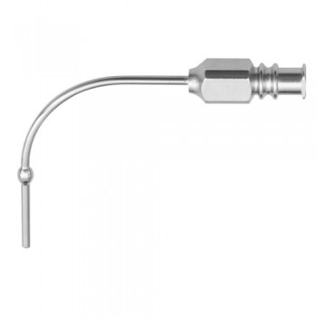 Vollmar Vessel Irrigation Cannula With Luer Lock Connection Stainless Steel, 6 cm - 2 1/4" Diameter 2.5 mm Ø