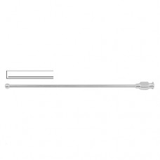 Schmid Vessel Irrigation Cannula Malleable - With Luer Lock Connection Stainless Steel, 15 cm - 6" Diameter 3.0 mm Ø