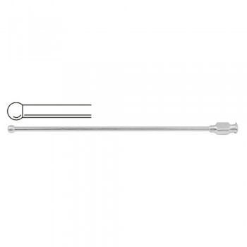 Schmid Vessel Irrigation Cannula Malleable - With Luer Lock Connection Stainless Steel, 15 cm - 6" Diameter 4.0 mm Ø