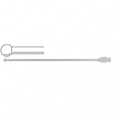 Schmid Vessel Irrigation Cannula Malleable - With Luer Lock Connection Stainless Steel, 15 cm - 6" Diameter 6.0 mm Ø