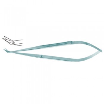 Micro Vascular Scissors Angled 25° Titanium, 18 cm - 7"