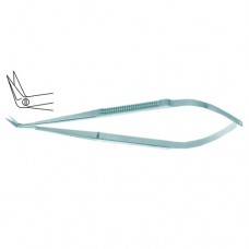 Micro Vascular Scissors Angled 60° Titanium, 18 cm - 7"