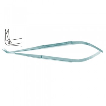 Micro Vascular Scissors Angled 90° Titanium, 18 cm - 7"